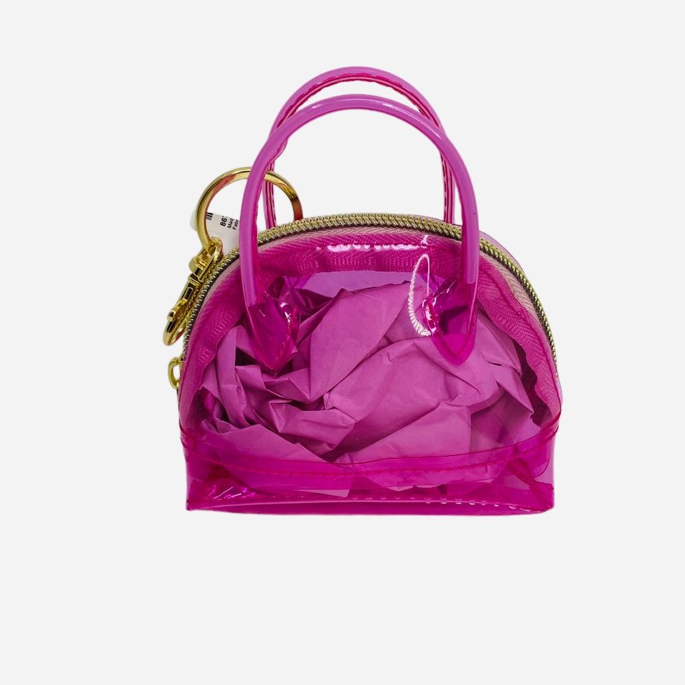 Fuschia Pink Key Fob Bag Accessory